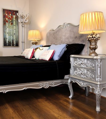 Louis XV bed & commode