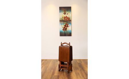 Set of four Trays with stand.