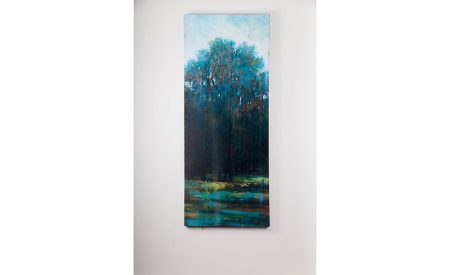 Landscape art printing on canvas
