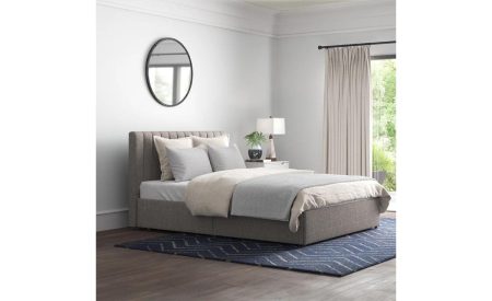 Up holstered bed for hotel