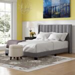 Upholstered bed for hotels