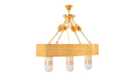 PVD Golden plate stainless steel Islamic Design Chandelier