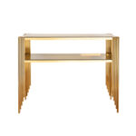 Piano Gold - Plated Console Table