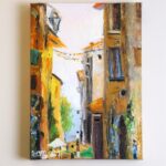 oil painting on thick canvas