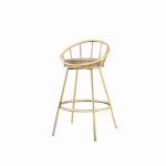 Gold- plated Stainless steel Bar chair