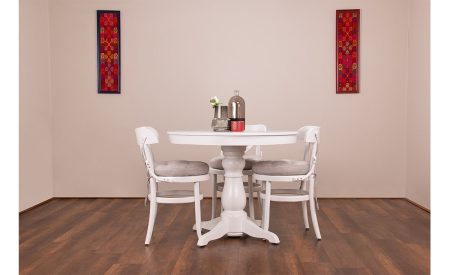 Moon Dining Table With Four Chair