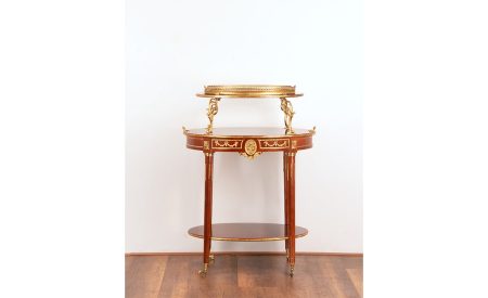 Louis XVI Oval Tea cart